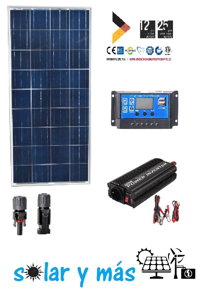 Kit Solar Fiasa N°2 12/220V 600W/Hora/Dia Gomez Roco